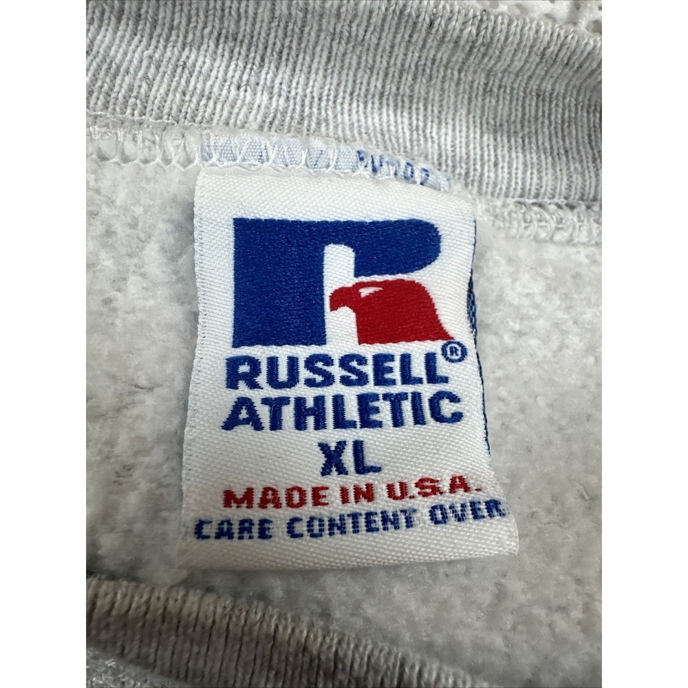 William & Mary Soccer Russell Crewneck Sweatshirt Men's XL Gray Vintage USA - Picture 5 of 6